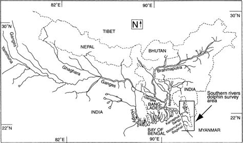 The Gangesbrahmaputrameghna And Karnaphulisangu River Systems In