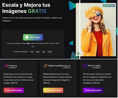 Mejorar calidad imágenes y fotos Top 12 herramientas con IA