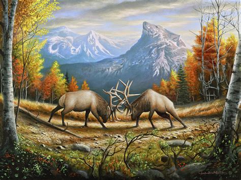 The Wild Frontier Painting By Chuck Black Fine Art America
