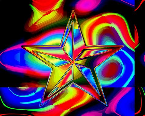 Psychedelic Star By Keith Leitzel