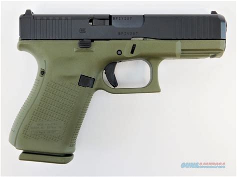 Glock G19 Gen 5 Mos 9mm 402 Battlefield Green For Sale
