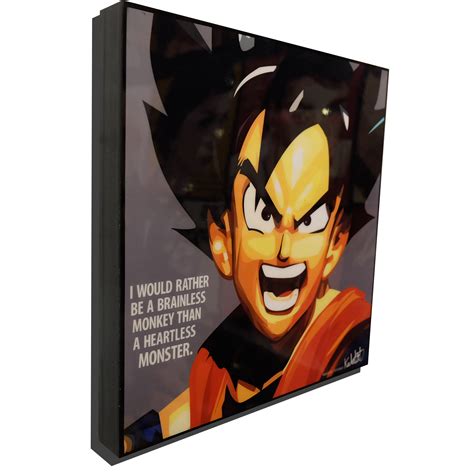 After dying in the battle with raditz, one year passes before he is finally wished back with the dragon balls. Young Goku Poster Plaque Dragon Ball Z - Infamous Inspiration