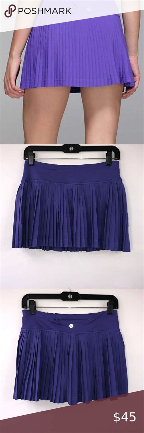 🌟lululemon Pleat To The Street Ii Purple Skirt In 2020 Purple Skirt