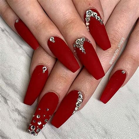 43 Best Red Acrylic Nail Designs Of 2020 Page 4 Of 4 Stayglam