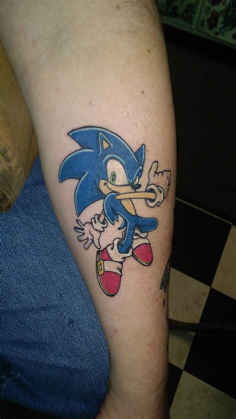 Sonic The Hedgehog Tattoo Tattoos With Kids Names Gaming Tattoo Tattoos