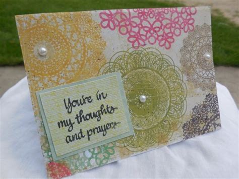 Youre In My Thoughts And Prayers Card By Prettylittlecrafties