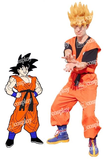 Anime New Hot Dragon Ball Son Goku Cosplay Halloween Party Clothing