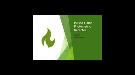 Pulse Flame Photometric Detector Pfpd Youtube
