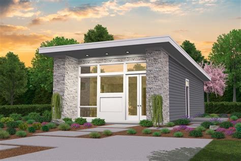 Tiny Modern House Plan With Lanai 85105ms Contemporar