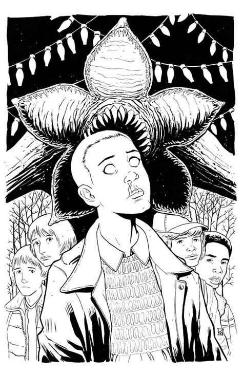 Stranger Things Coloring Pages - Coloring Home