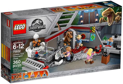 Lego Jurassic World 75932 Pas Cher La Poursuite Du Vélociraptor Jurassic Park