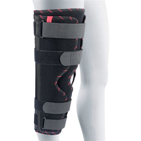 Ortonyx Adjustable Tri Panel Straight Leg Support Knee Immobilizer