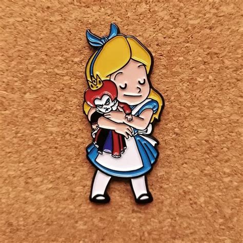 Alice Enamel Pin Naolito Enamel Pins Funny Character Cute Art