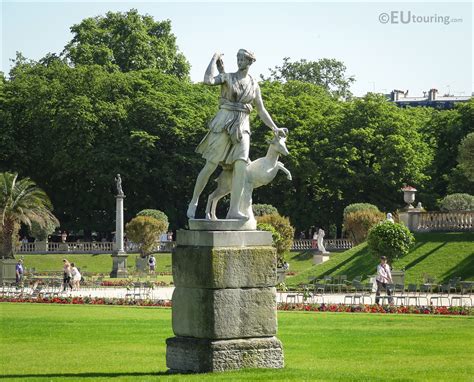 Photos Of Goddess Of The Hunt Statue In Luxembourg Grdns