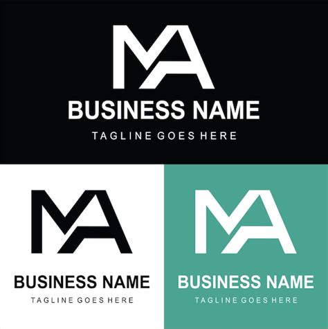 Premium Vector Vector Letter M A Logo Design Vecter