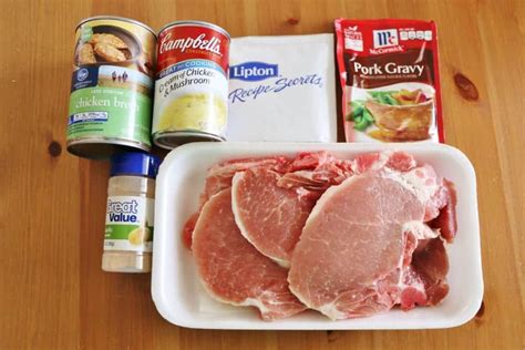 That's the pot roast of my childhood, made with a good sprinkle from a packet of lipton's onion soup mix. Crock Pot Smothered Pork Chops - The Country Cook