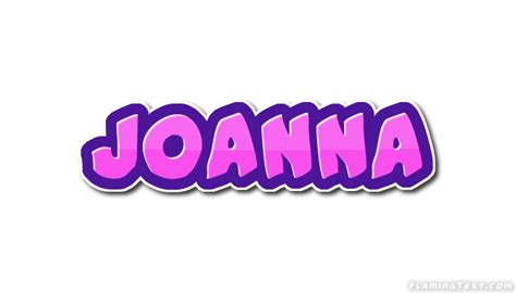 Joanna Logo Free Name Design Tool From Flaming Text