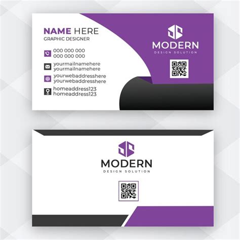 Premium Psd Simple Modern Business Card Template