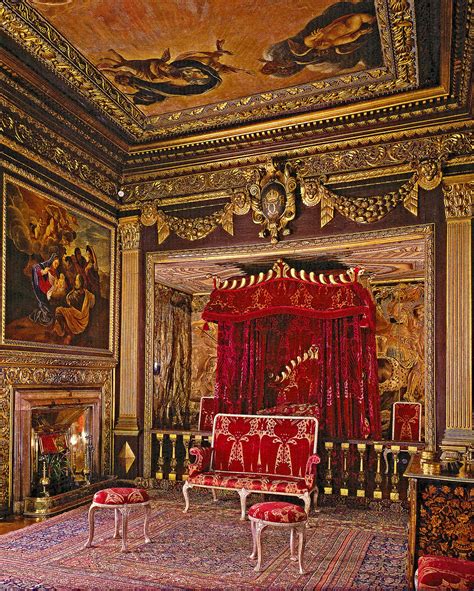 Bedroom At Powis Castle Wales Uk Built In The 13th Century As A