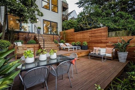 27 Sun Deck Designs Garden Outline Small Patio Design Wooden