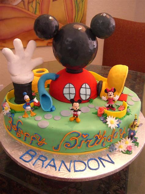 I made this for my buddys 6 year old daughter. Mickey Mouse Cake - Decoration Ideas | Little Birthday Cakes