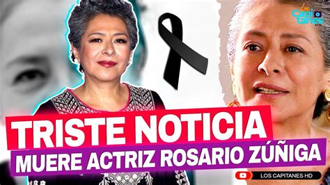 Muere La Actriz Mexicana Rosario Z Iga Youtube