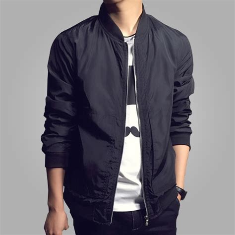 Buy 2016 New Arrival Spring Mens Jackets Solid