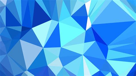 Free Abstract Blue Low Poly Background Design