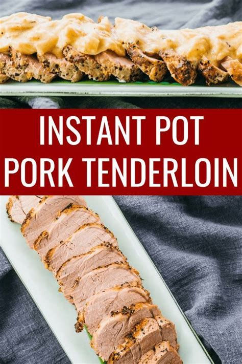 I highly recommend checking to see if your bird fits in instant pot before cooking). This easy Instant Pot Pork Tenderloin is one of my ...