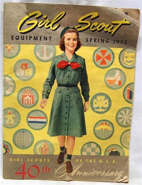 Girl Scouts Of America Equipment Publication Catalog Spring 1952