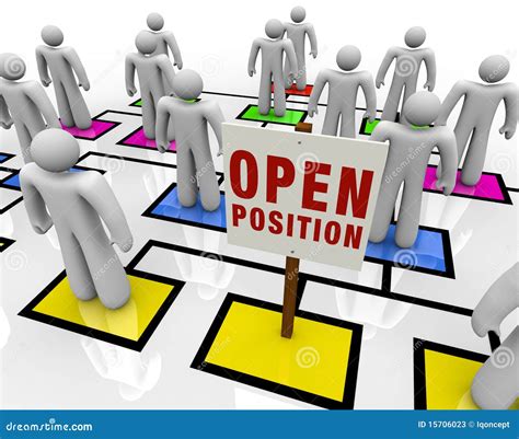 Open Position In Organizational Chart Stock Illustration Illustration