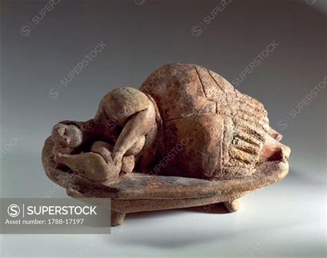 Terracotta Statue Known As The Sleeping Lady From The Hal Saflieni