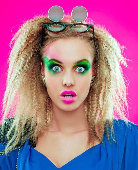 The ponytail hairstyles are the most wonderful hairstyle for women. 80s Hair And Makeup - Mugeek Vidalondon