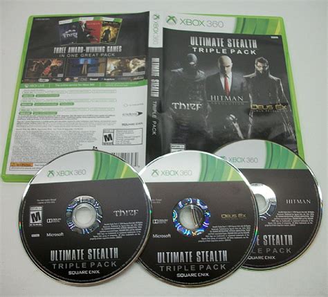 Ultimate Stealth Triple Pack Xbox 360 Game Used