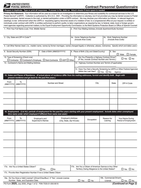 2009 Ps Form Fill Out And Sign Online Dochub
