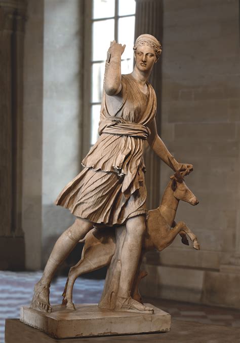 Diana Artemis Huntress Known As Diana Of Versailles Nd Century Ad