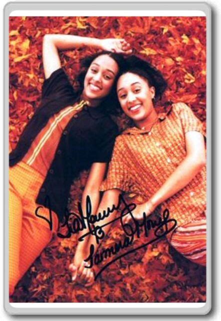 Sister Sister Tia And Tamera Mowry Autographed Preprint Signed Photo
