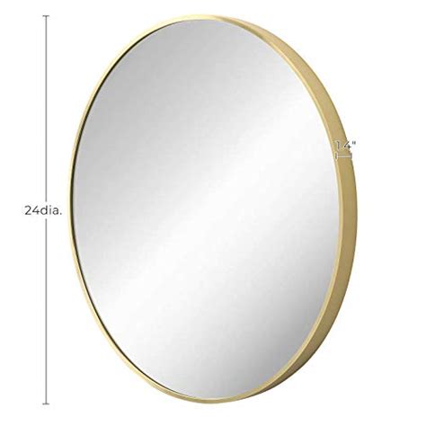 Songmics Round Wall Mirror Decorative Circle Mirror 24 Inch Diameter