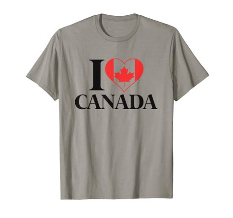 Canadian Tees I Love Canada T Shirt Stellanovelty