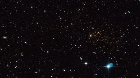 Hubble Image Of Galaxy Cluster Macs J0717 Earth Blog