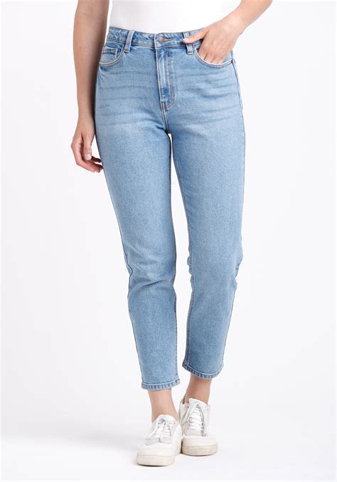 Women's High Rise Slim Straight Jeans | Warehouse One