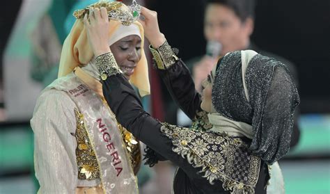 muslim beauty pageant islam s answer to miss world photos the world from prx