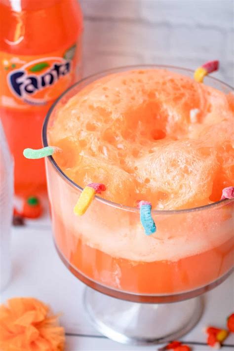 Easy Halloween Punch Kid Friendly Orange Drink