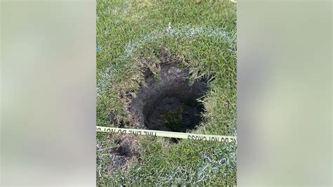 Florida Man Concerned After Sinkhole Forms Outside His House The News