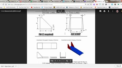 Paper Skimmer Instructions Youtube