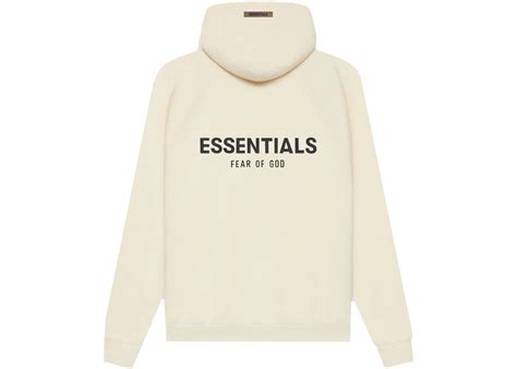 Fear Of God Essentials Pull Over Hoodie Ss21 Creambuttercream Ss21