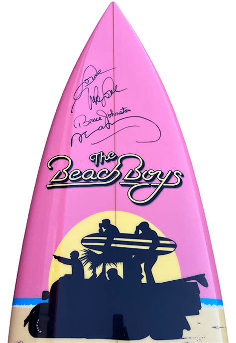 The Beach Boys Signed Surfboard Early 2000s Vintage Surfboards For