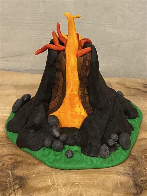 Model Of A Volcano Montessori Kosmisch Onderwijs Cosmic Education