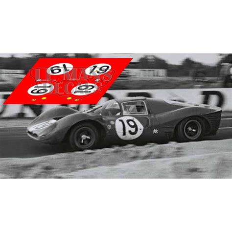 Ferrari 330 P4 Le Mans 1967 Nº19 Lemansdecals