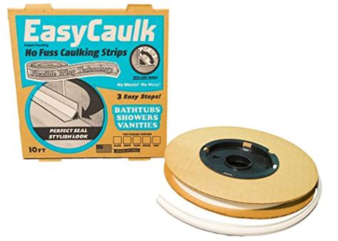Easy Caulk Press In Place White Bath And Shower Caulk Strips